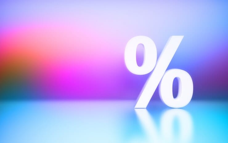 large white percent percentage