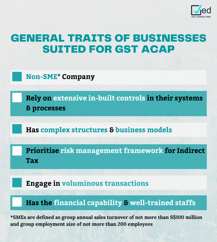 Should you participate in GST ACAP Jed Tax