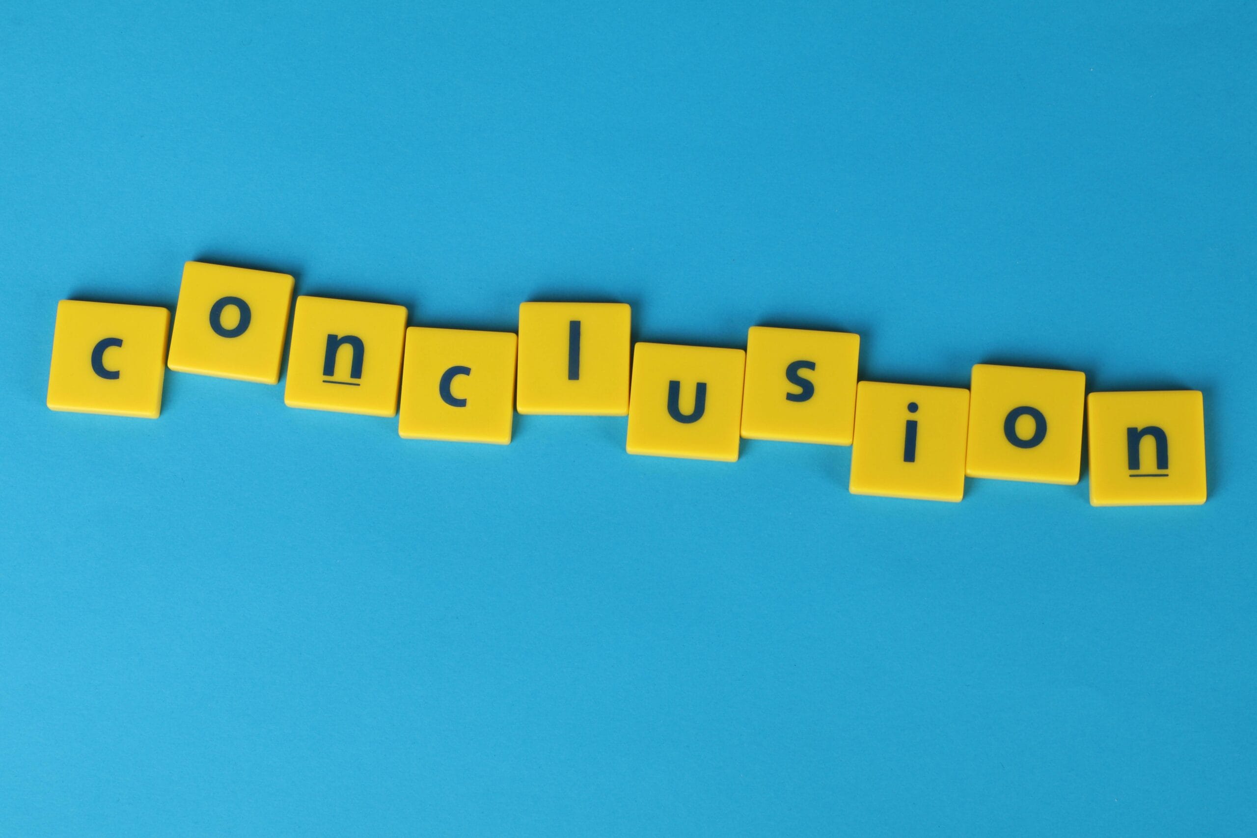 Conclusions scaled