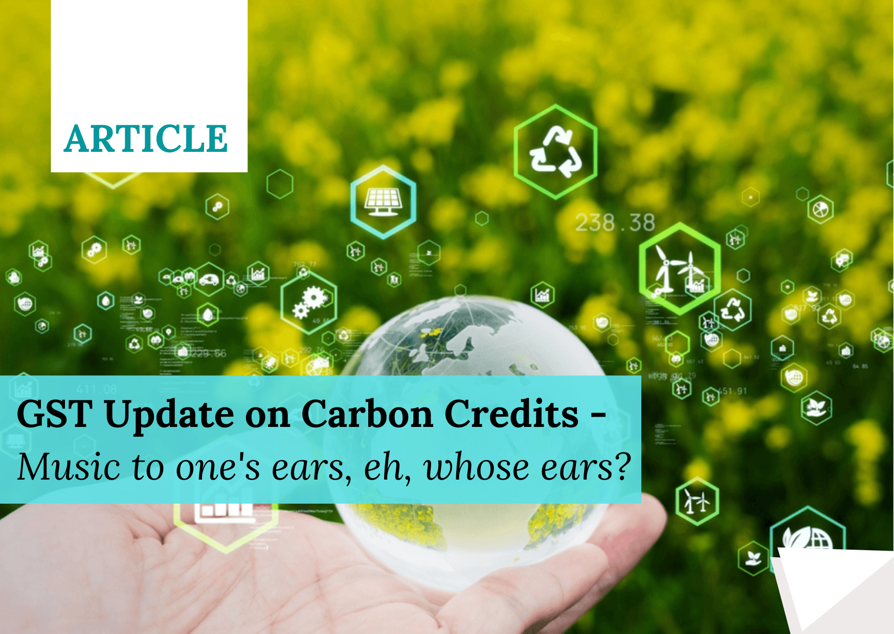 GST Update on Carbon Credits